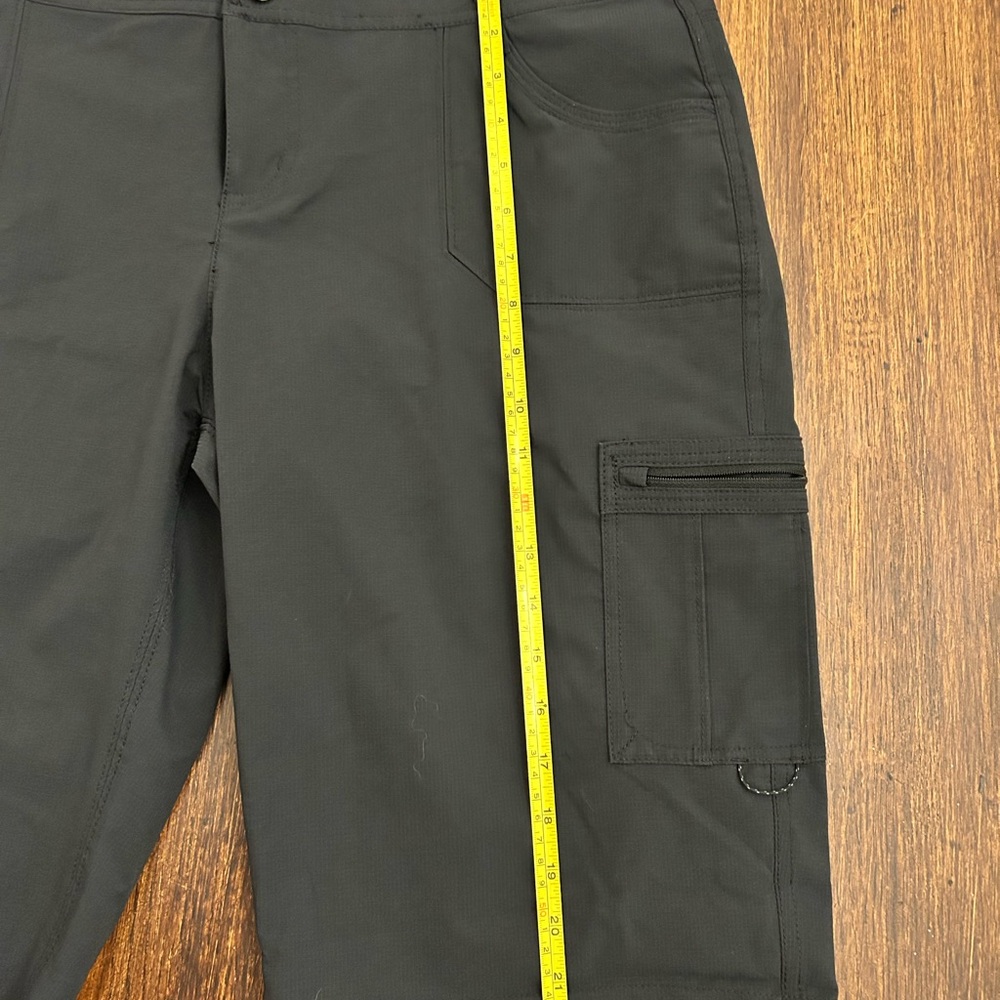 Women’s Kuhl Black Hiking Shorts adjustable length size 16 - Picture 6 of 8
